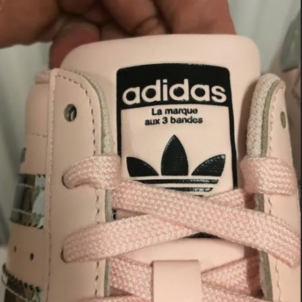 ADIDAS RARE SUPERSTAR METTALIC 3 PINK TINT